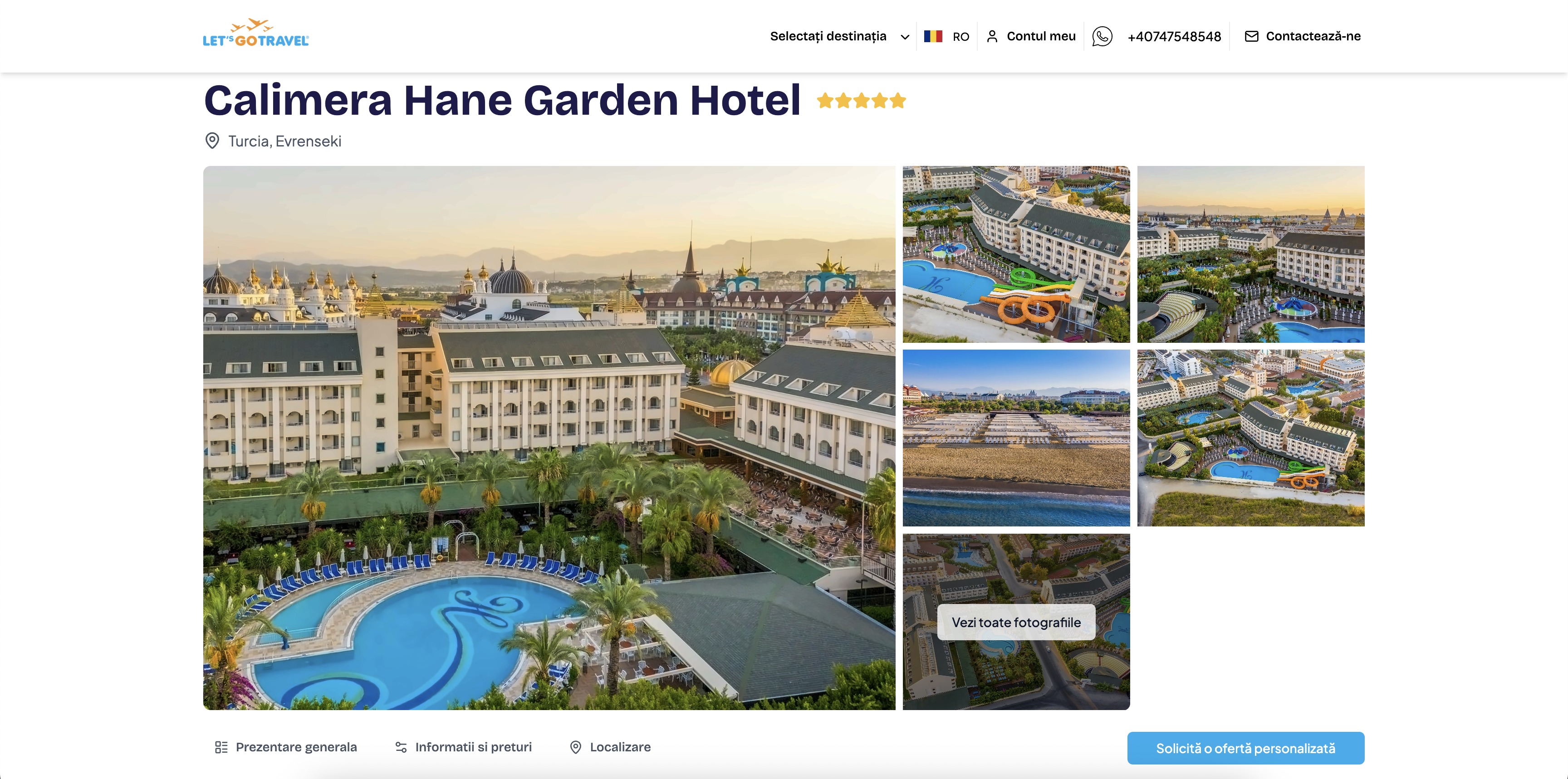Overiew hoteluri
