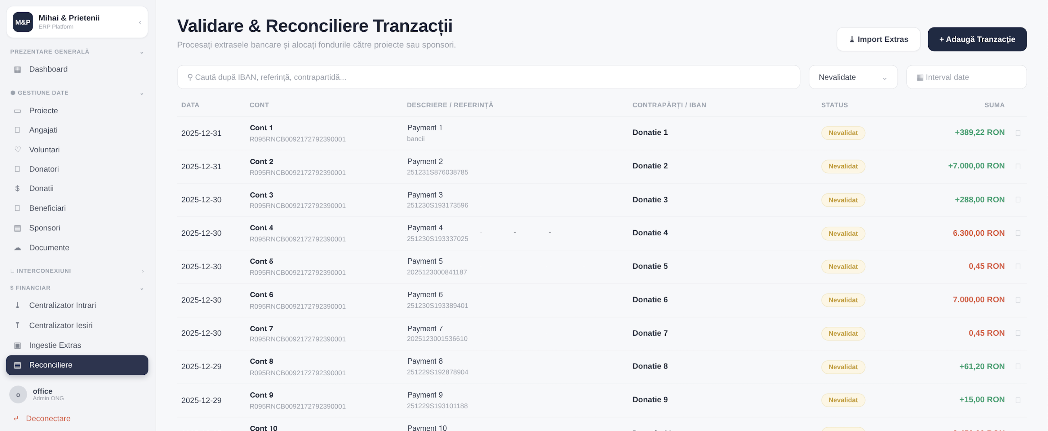 Reconciliere Bancară - de la ore la minute